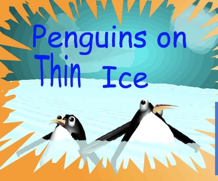 penguins on thin ice